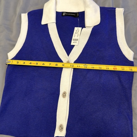 Ribbed Hardware Button Vest - Picture 6 of 9